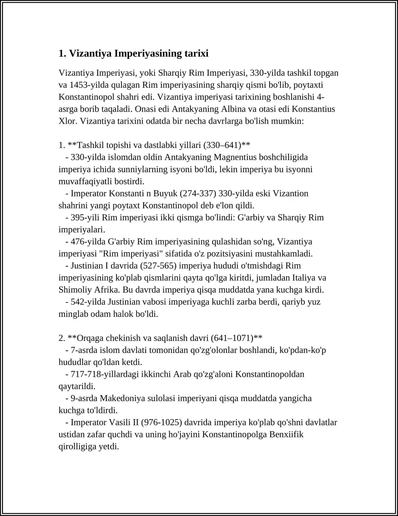 VIZANTIYA IMPERIYASI 3