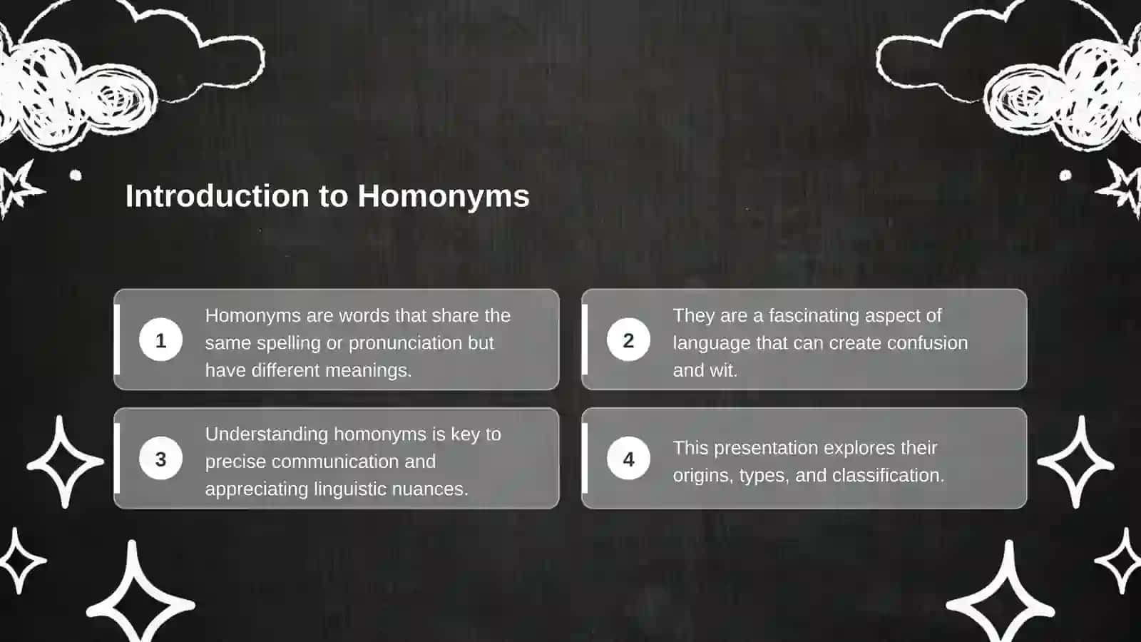 Homonyms 3