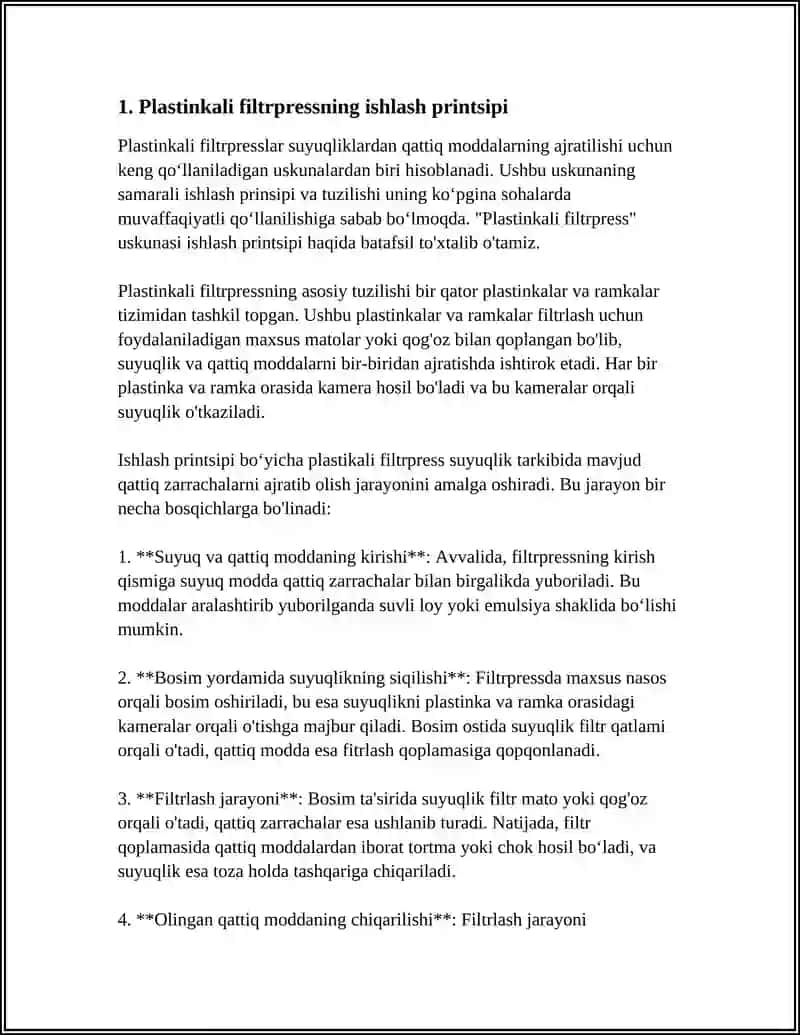 PLASTINKALI FILTRPRESS 3