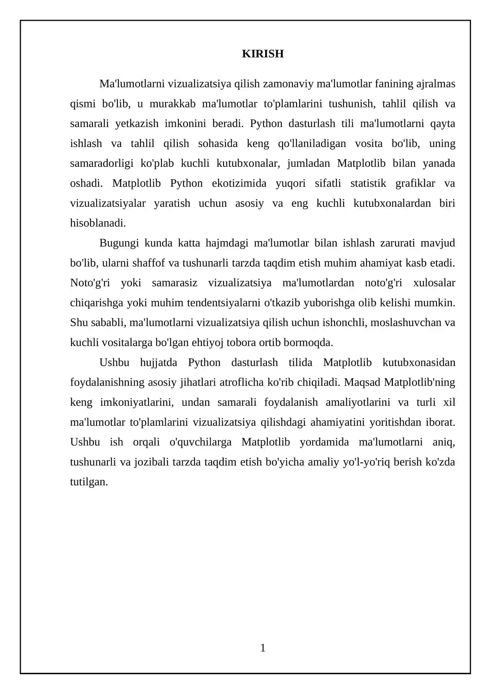 Python da matplotlib dan foydalanish 3