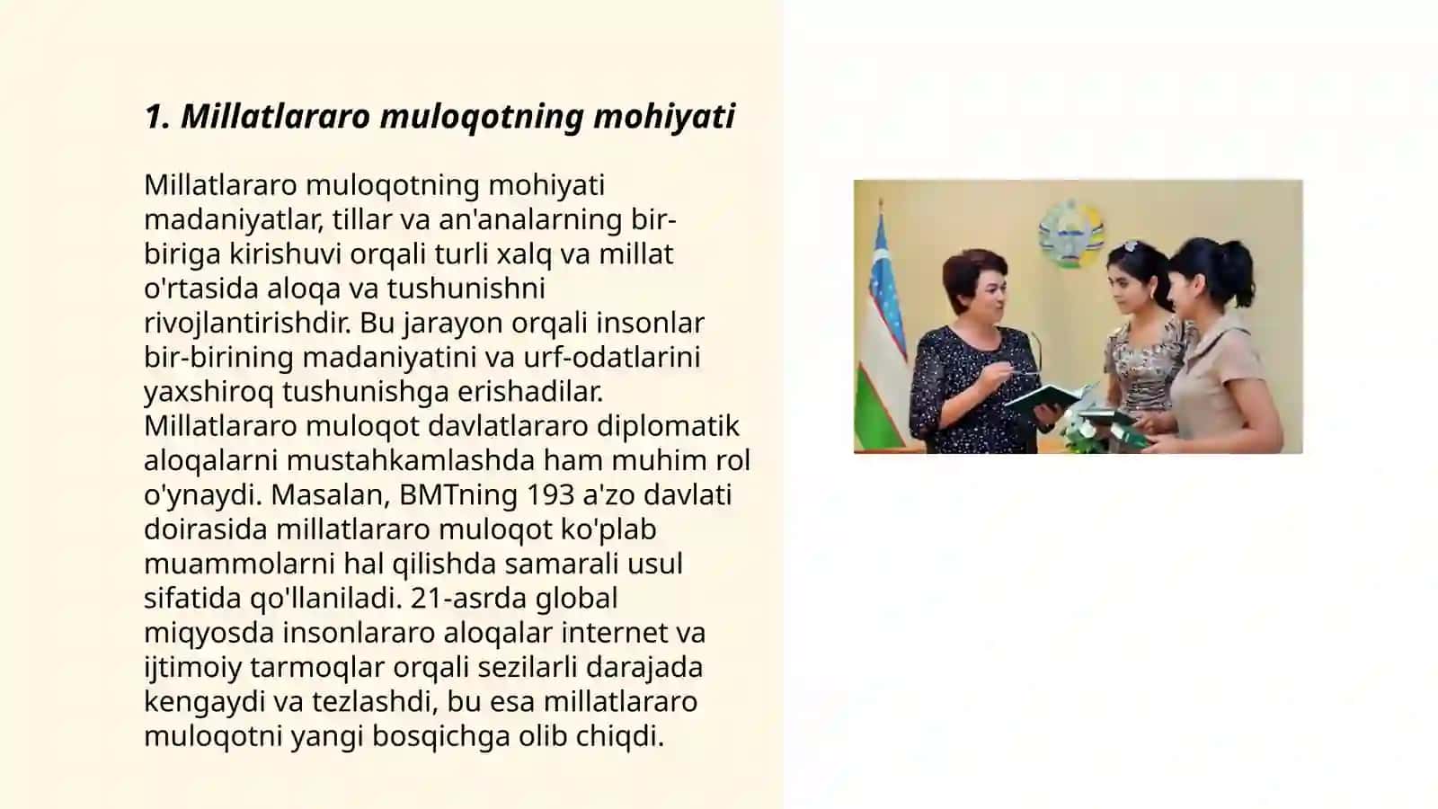 Millatlararo muloqot madaniyati 3