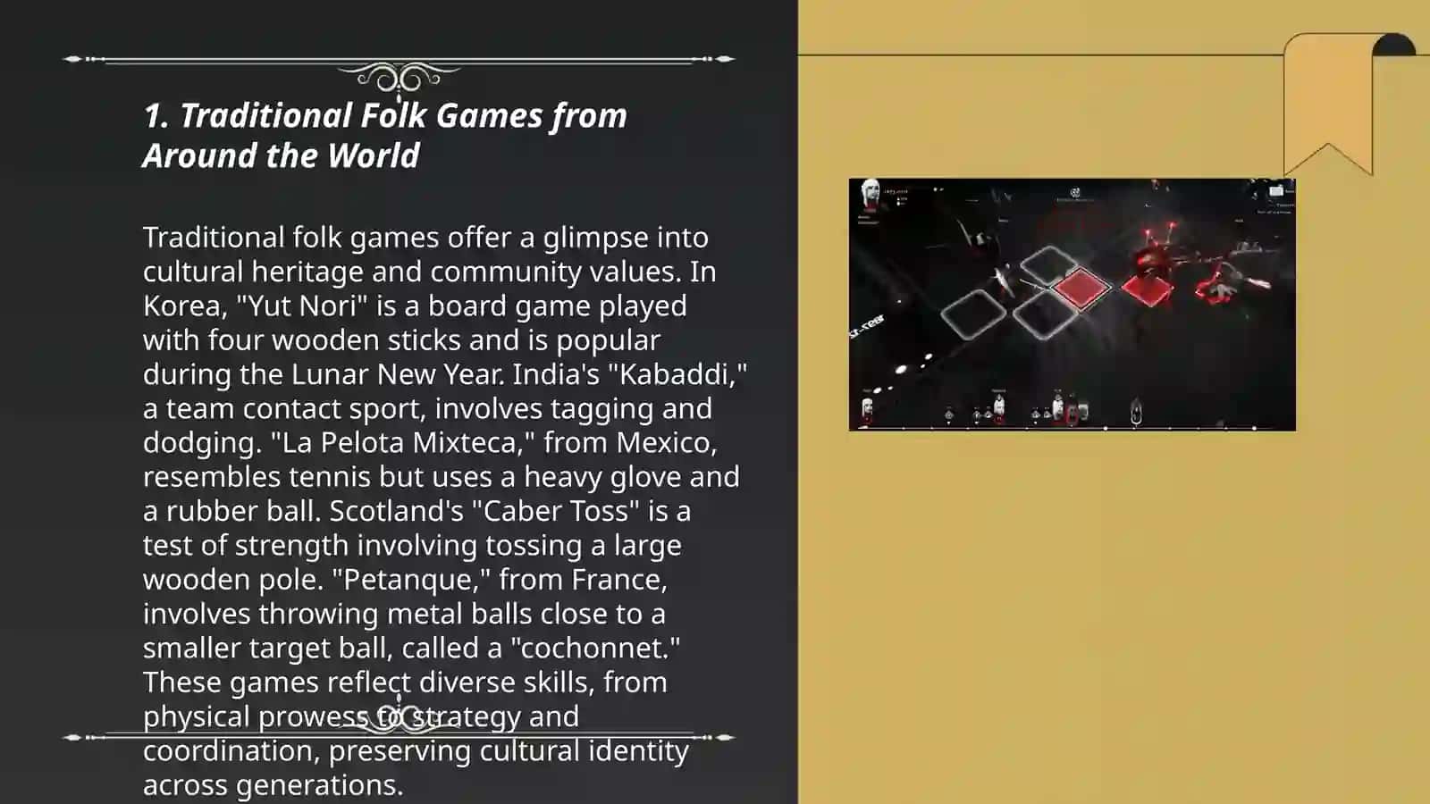 Folk games and gaming instruments 3