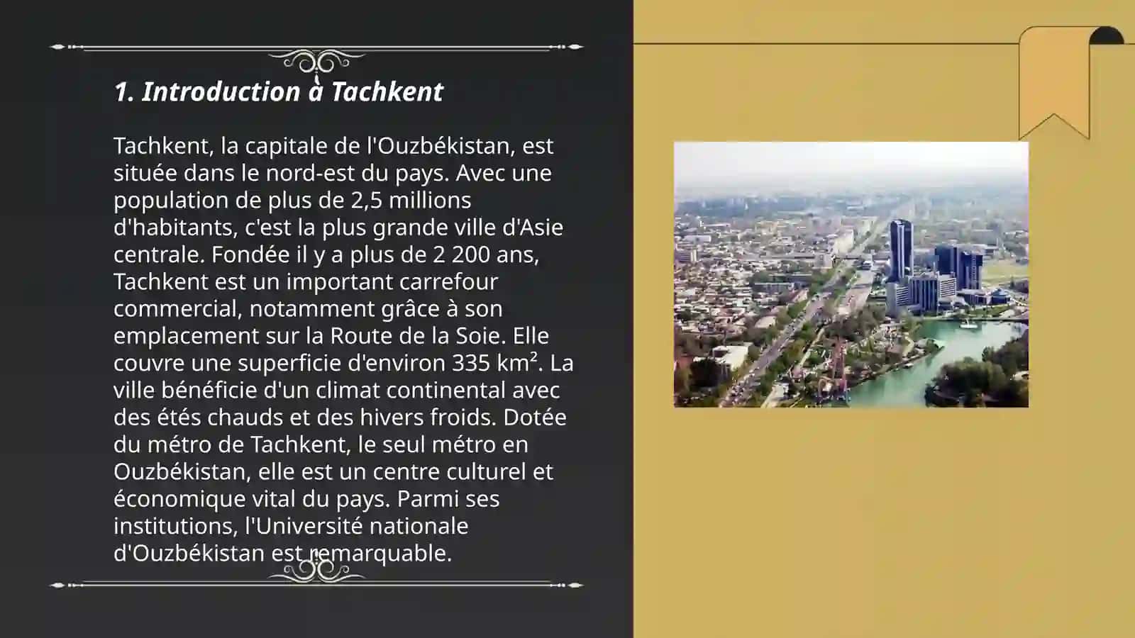 Tachkent est la capitale de l Ouzbekistan 3