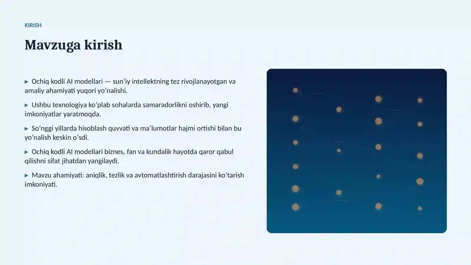 SUNʼIY INTELLEKT • PROFESSIONAL TAQDIMOT 3