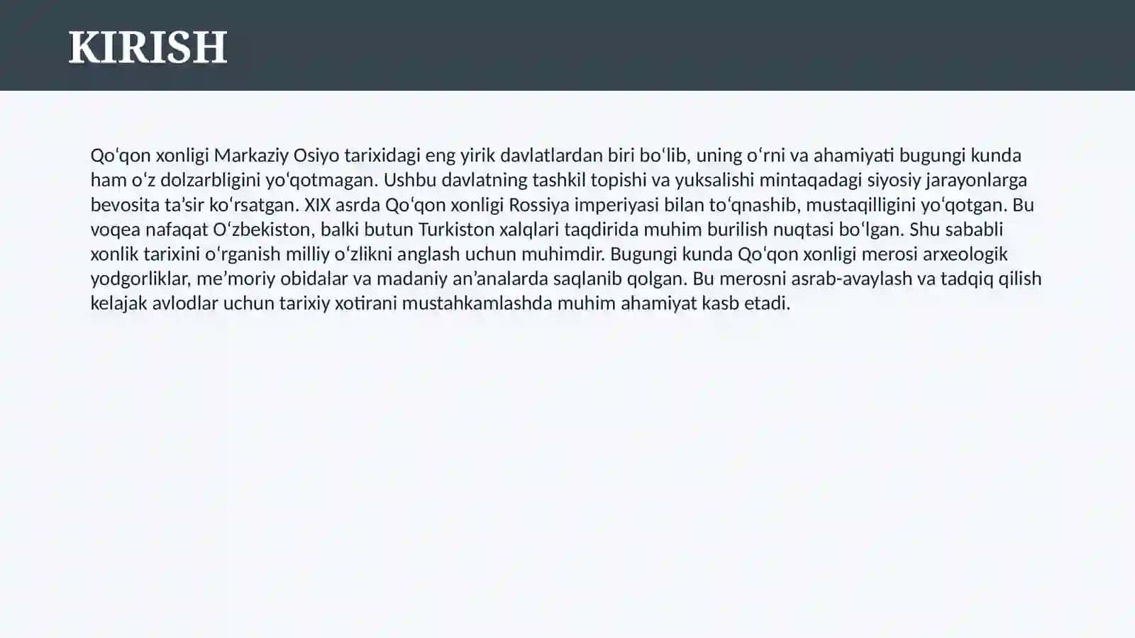 QO'QON XONLIGI 3