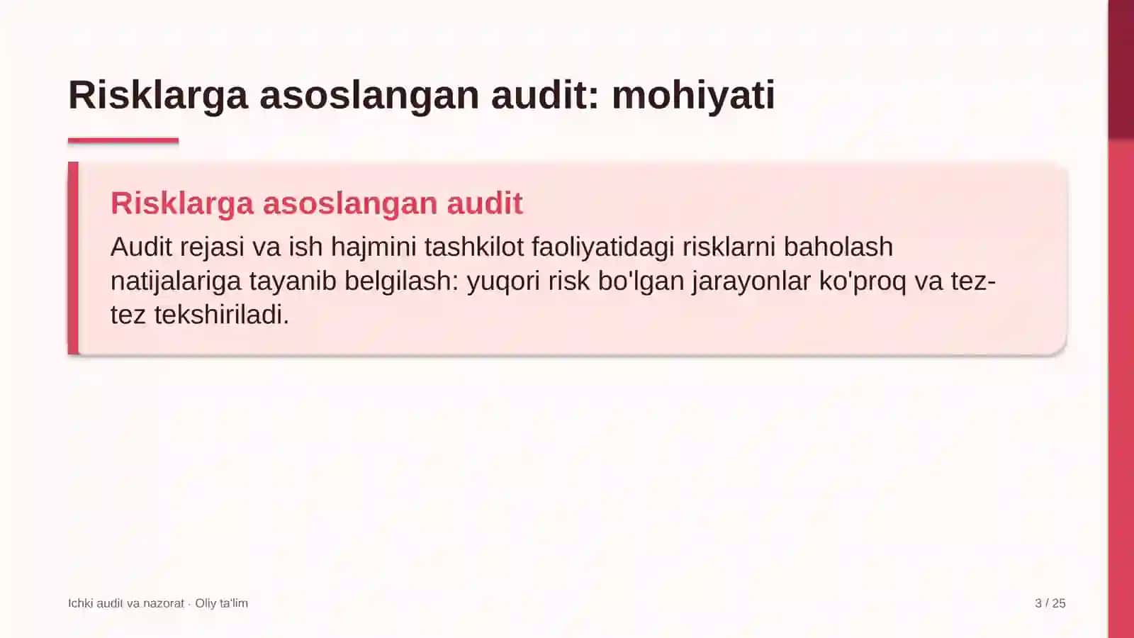 transportda risklarga asoslangan audit rejalashtirish 8359 3