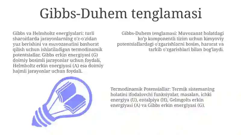 Kimyoviy Potensial 3