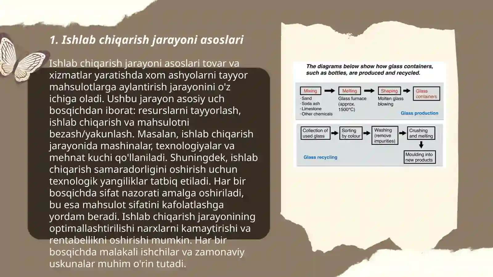 Ishlab chiqarish jarayoni va uning natijalari 3