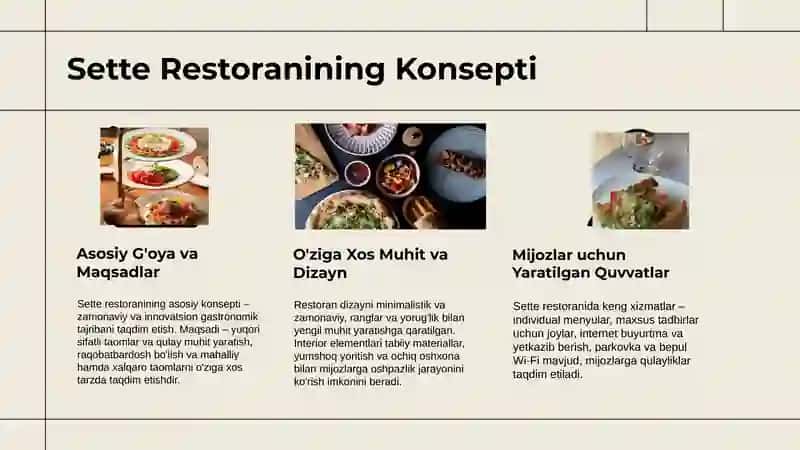 Sette restaurant 3