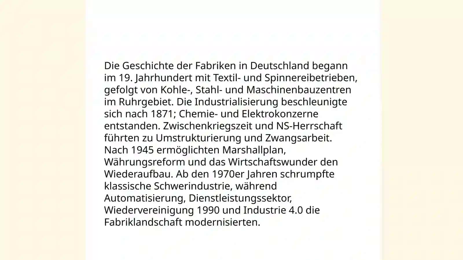 Fabriken in Deutschland 3