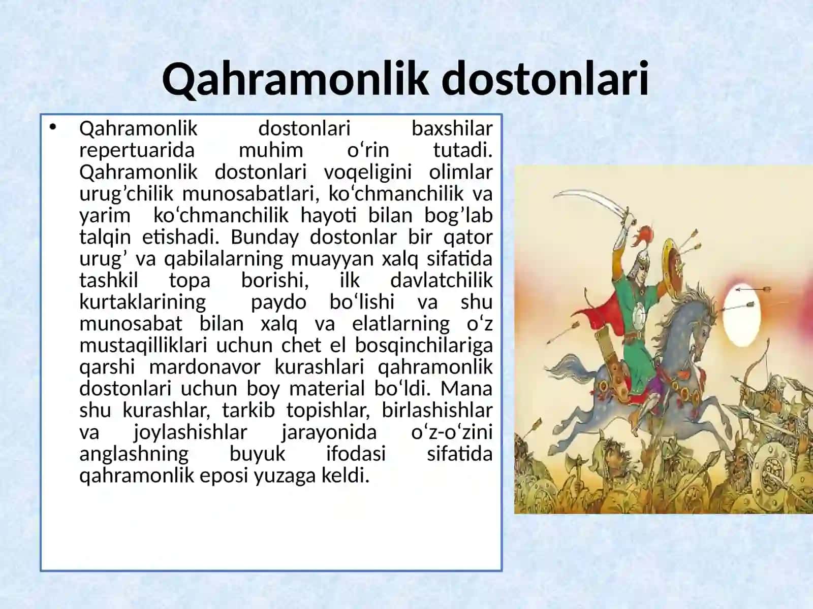 Qahramonlik dostonlari 3