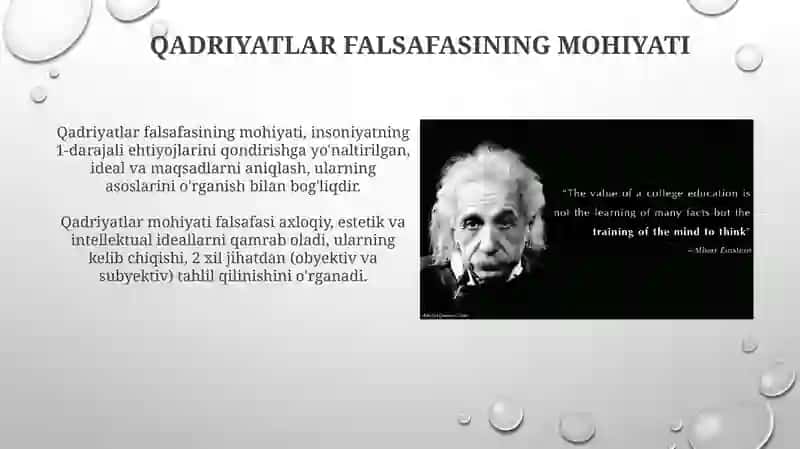 Qadriyatlar falsafasi 3