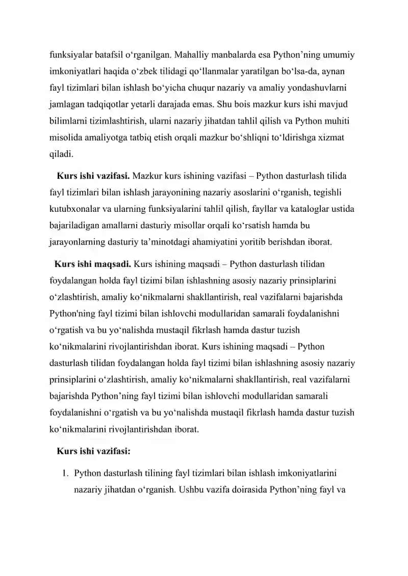 Python da fayl tizimlari bilan ishlashning nazariy asoslari 3