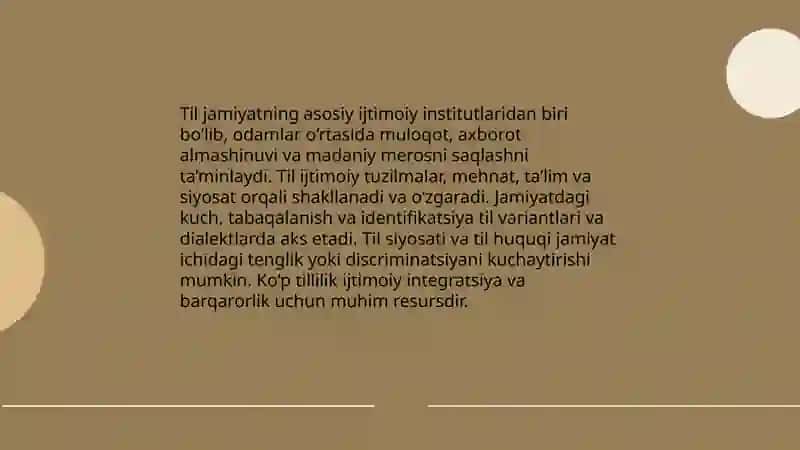 Tilning ijtimoiy tabiati 3