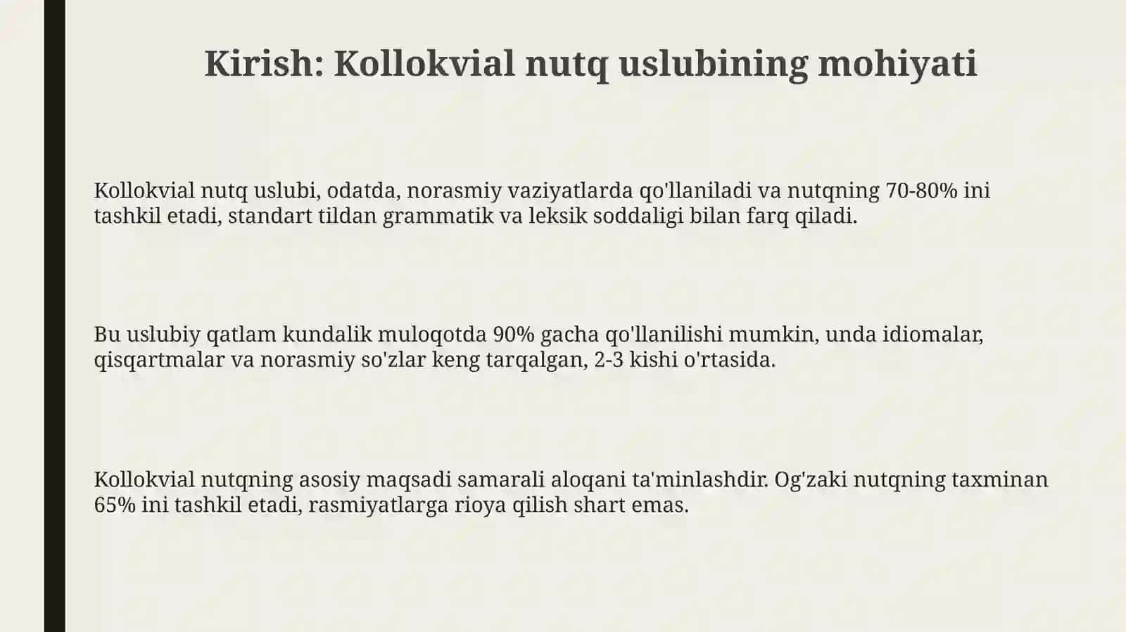 Soʻzlashuv nutq uslubi 3