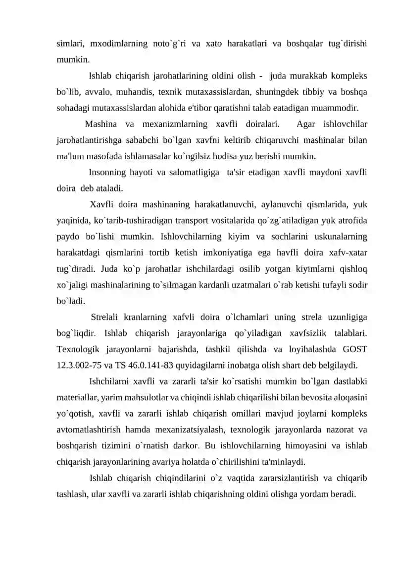 Ishlab chiqarishda faoliyat xavfsizligini boshqarish tizimi, xavfsizlikni ta`minlashga 3