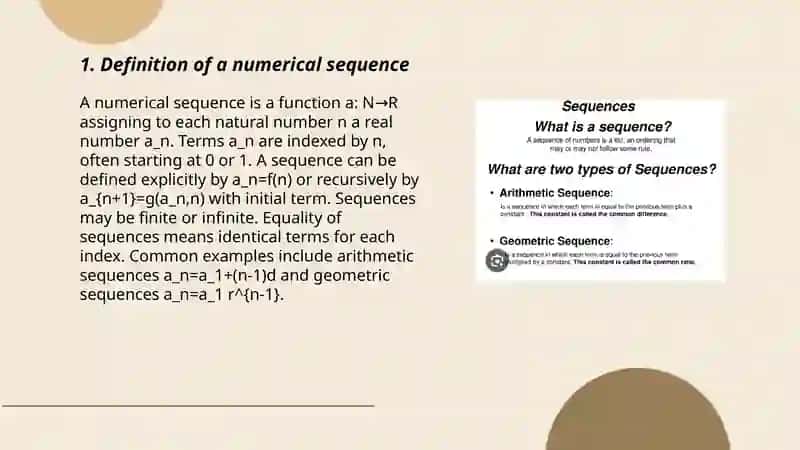 Numerical Sequences 3