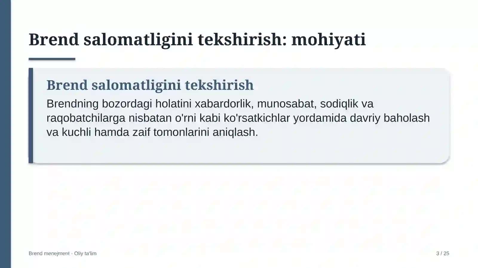 Ma'lumotlar tahlili sohasida brend salomatligini tekshirish 3