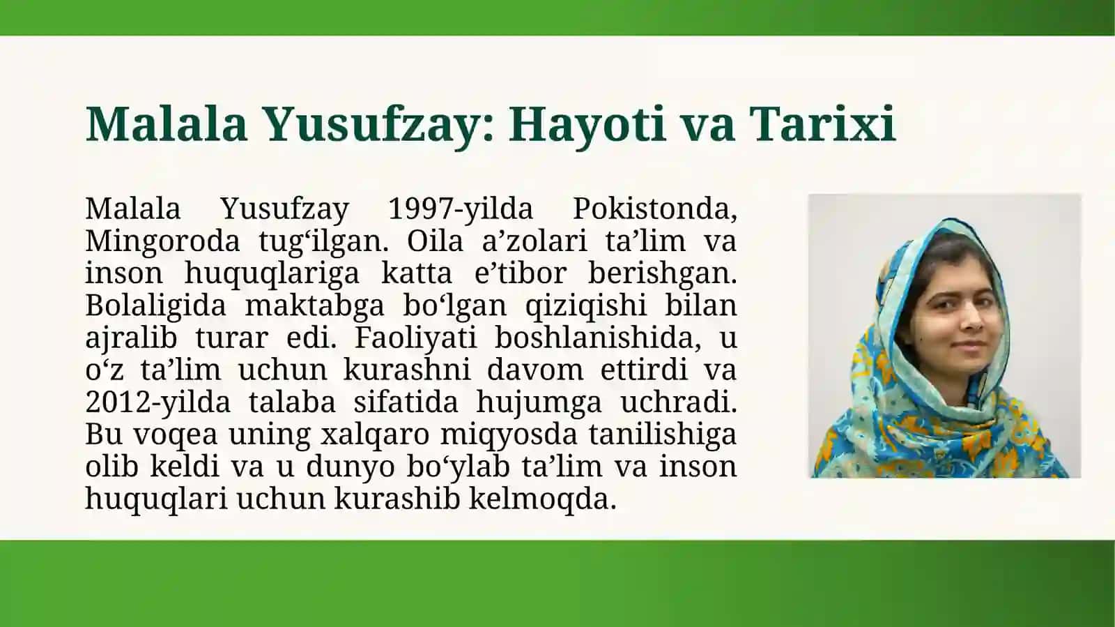 Malala Yusufzay 3