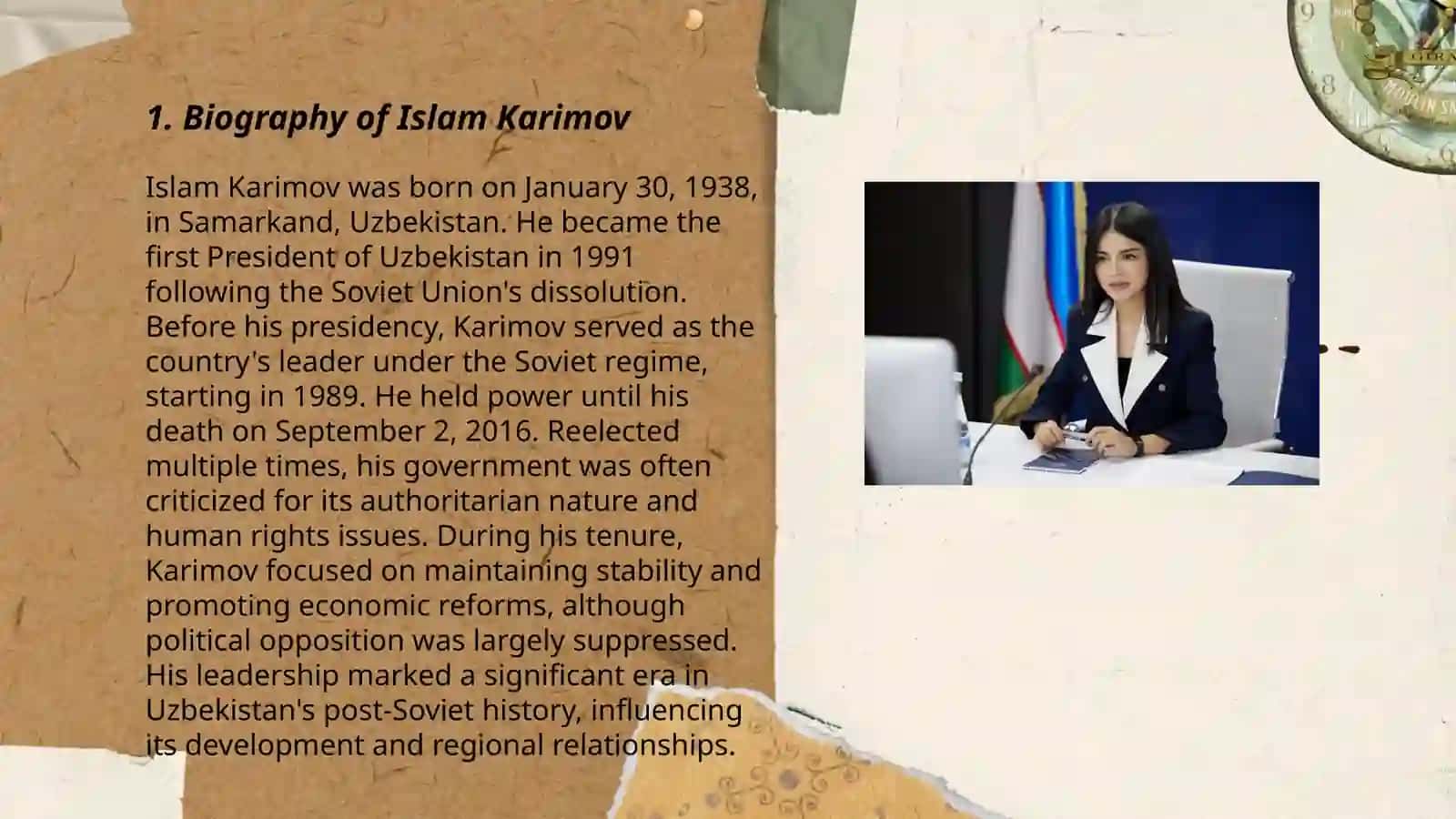 Biography of Islam Karimov 3