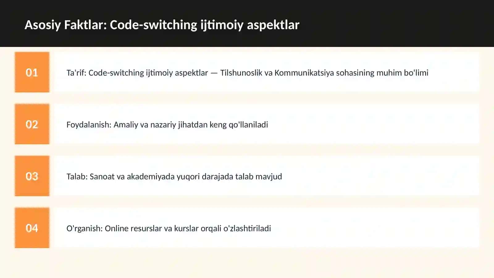 Code-switching Ijtimoiy Aspektlar 3