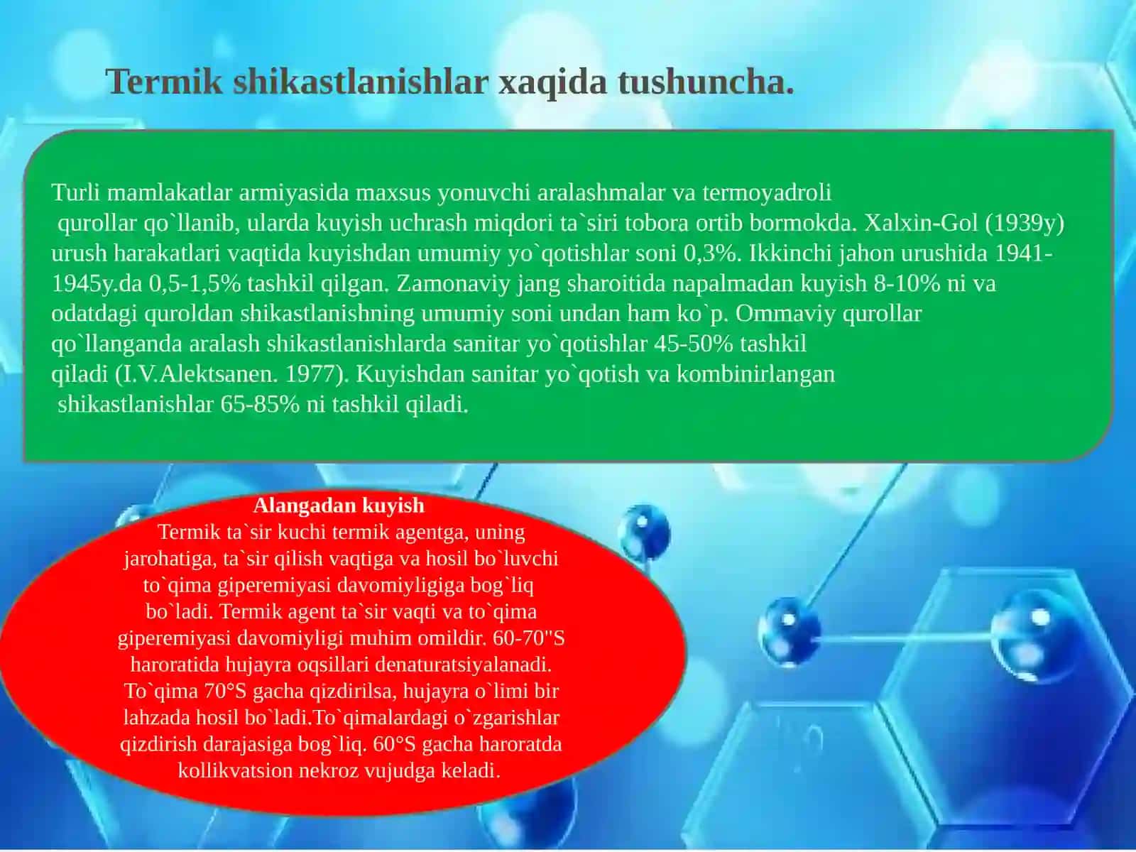 Termik Shikastlanishlar 3