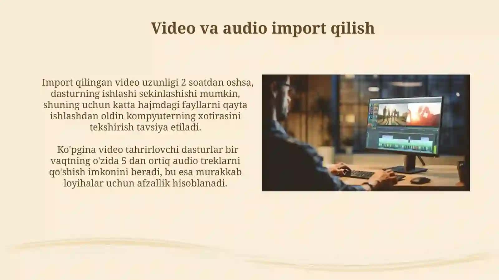 Videotahrir Dasturini O'rganish 3