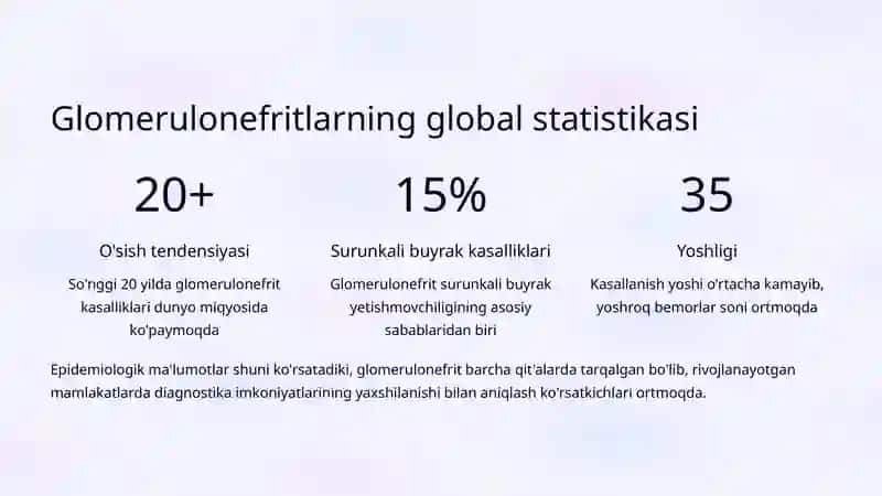 Glomerulonefritlar: Tasnifi va Klinikasi 3