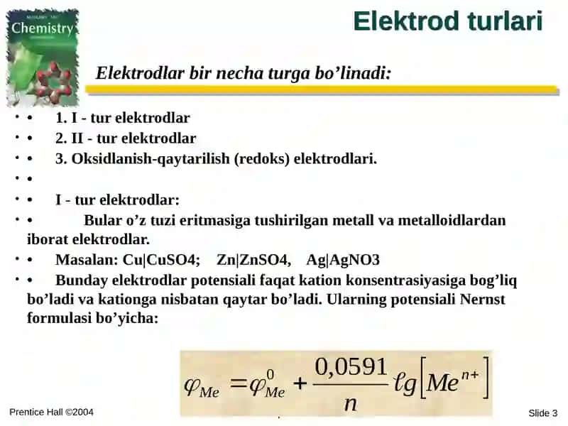 Galvanik element 3