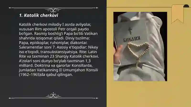 Xristianlikdagi oqimlar 3