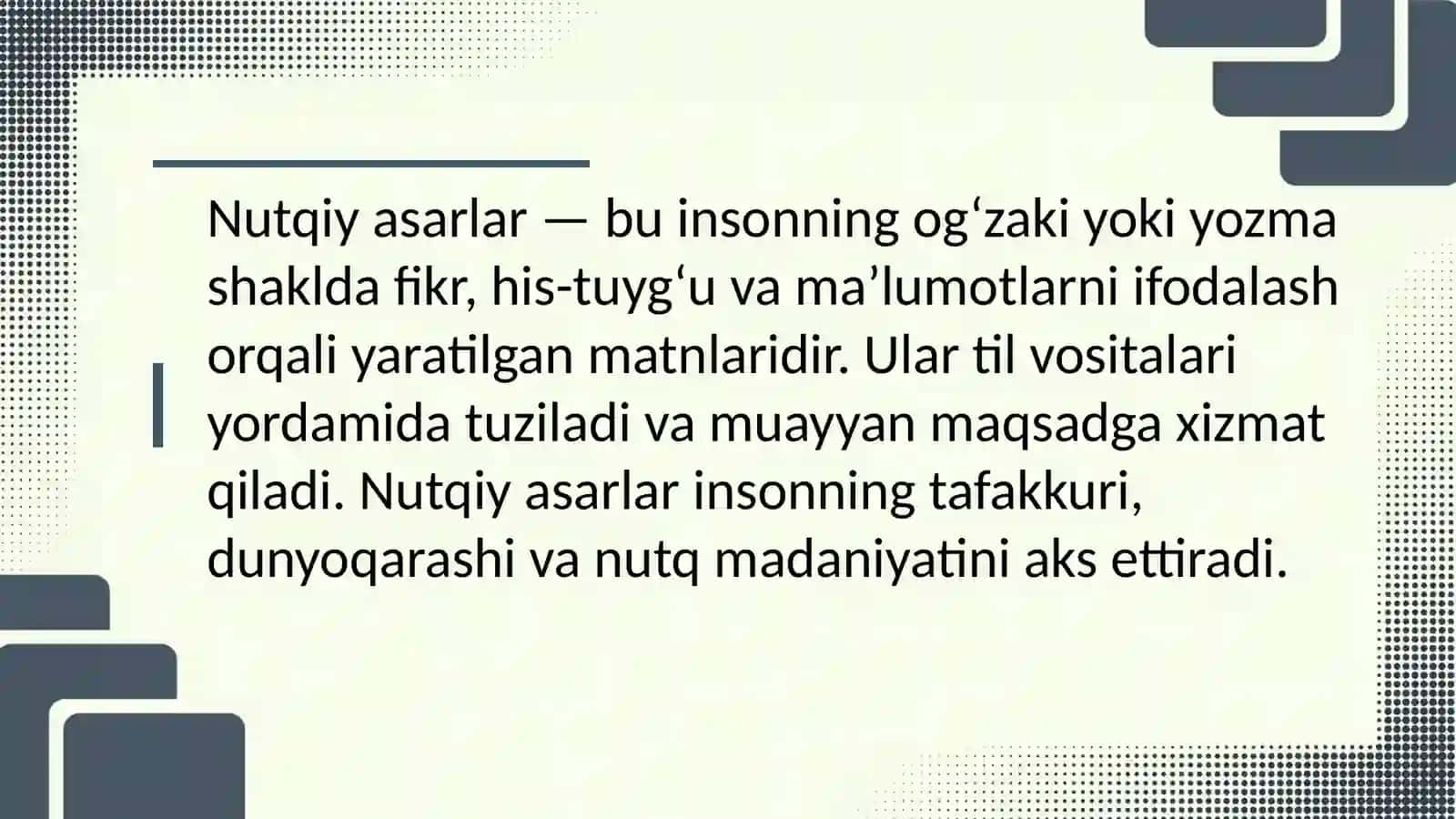 NUTQIY ASARLAR 3