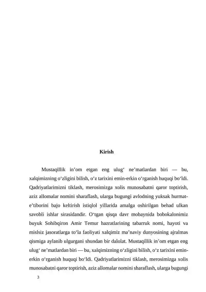 TEMUR TUZUKLARI TARIXIY ASARINING AHAMIYATI 3