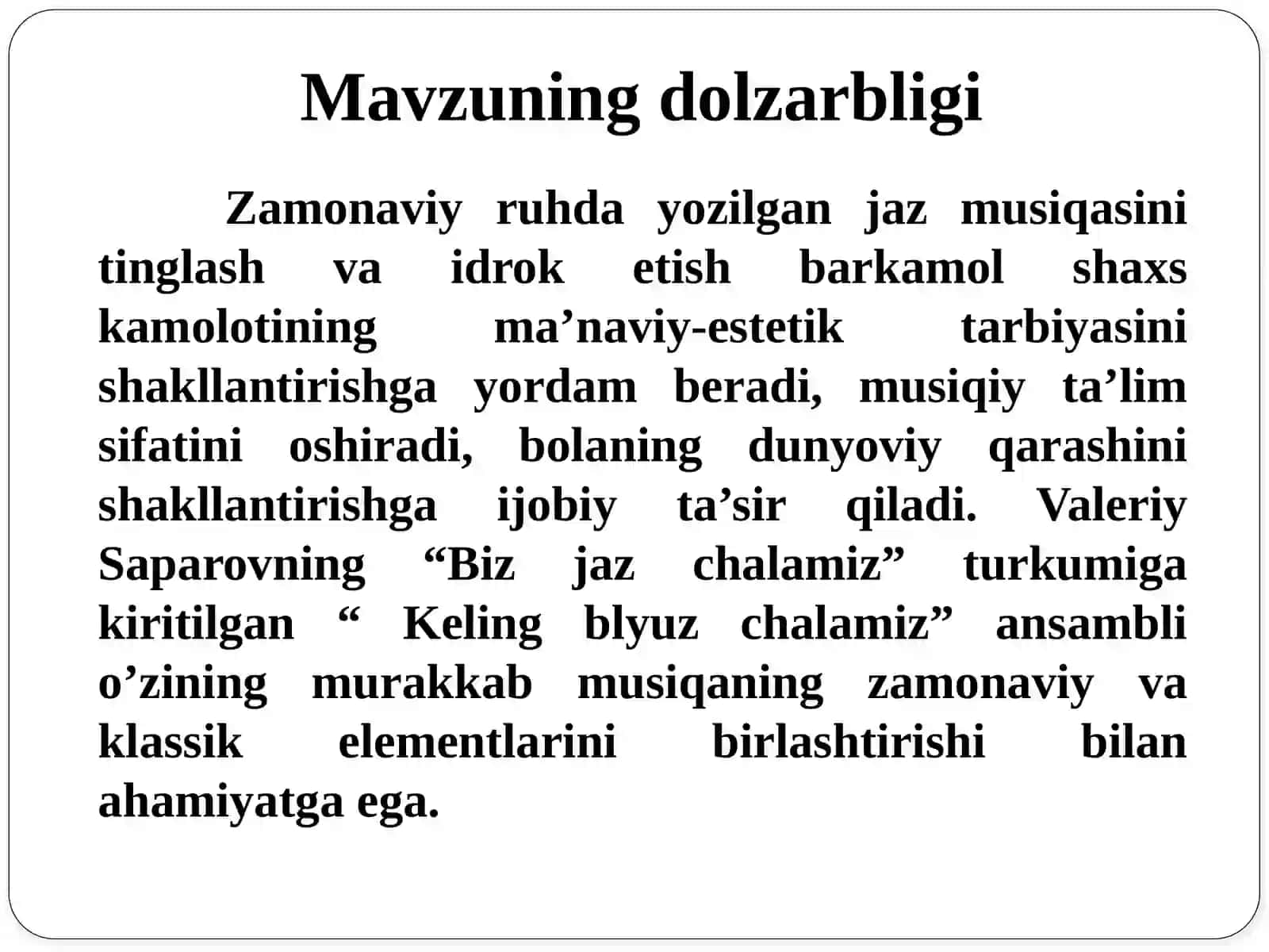 Keling, blyuz chalamiz 3
