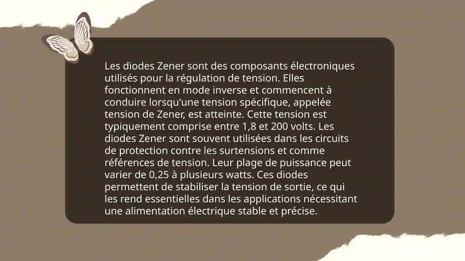 Les diodes Zener 3