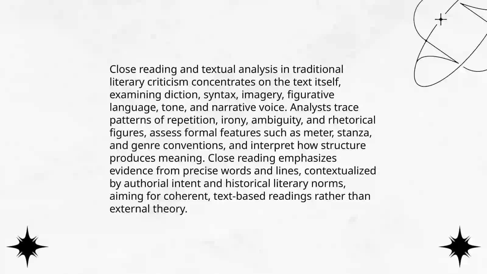 Traditional litrary criticism 3