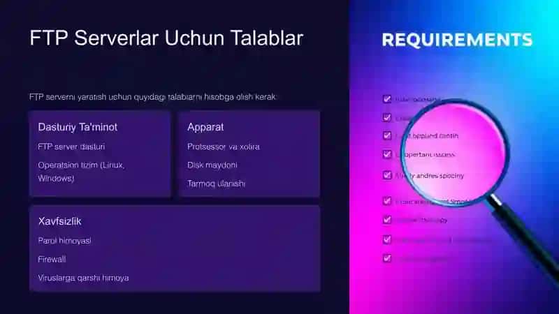 FTP Server Tarmoq Dasturini Yaratish 3