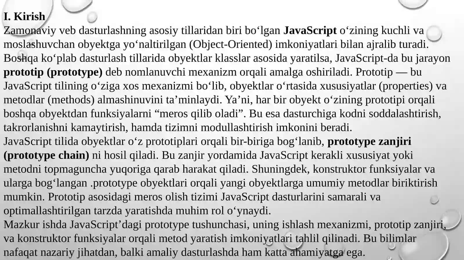 JavaScript-da prototype va uning ishlash mexanizmi 3