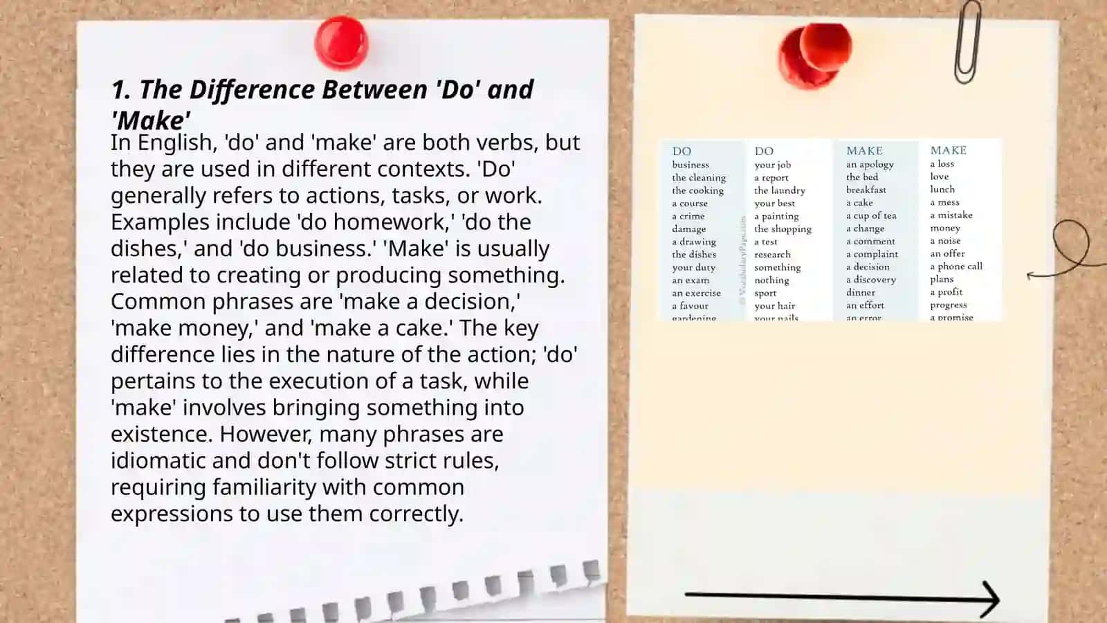 The Difference Between 'Do' and 'Make' 3