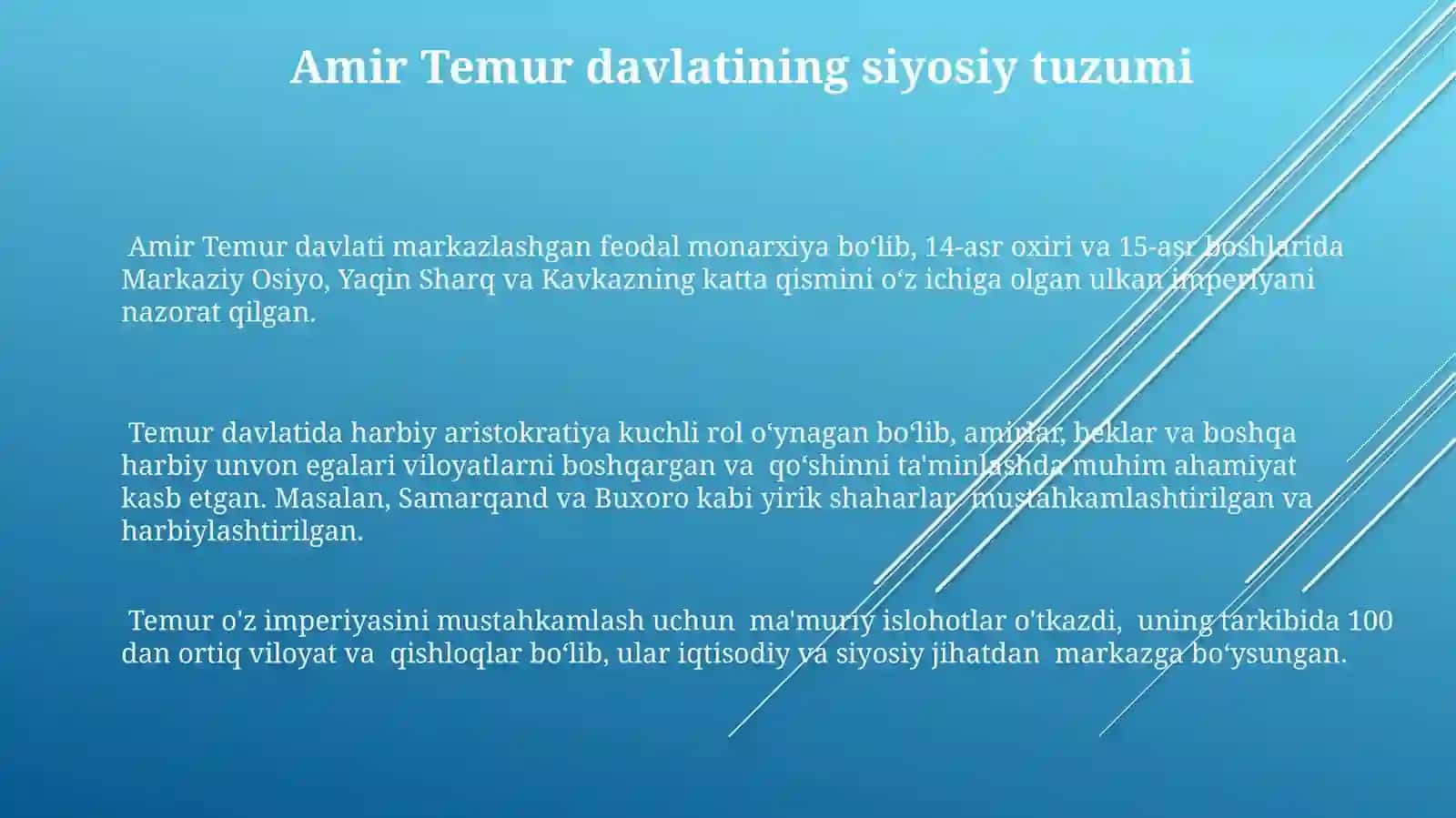 Amir Temur davlati 3