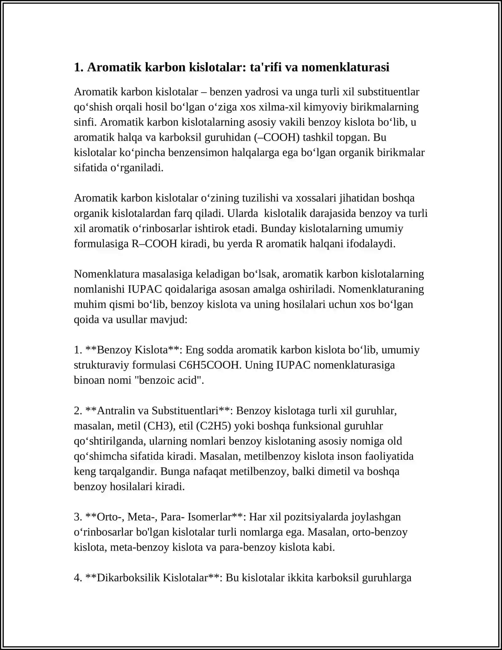 AROMATIK KARBON KISLOTALAR 3