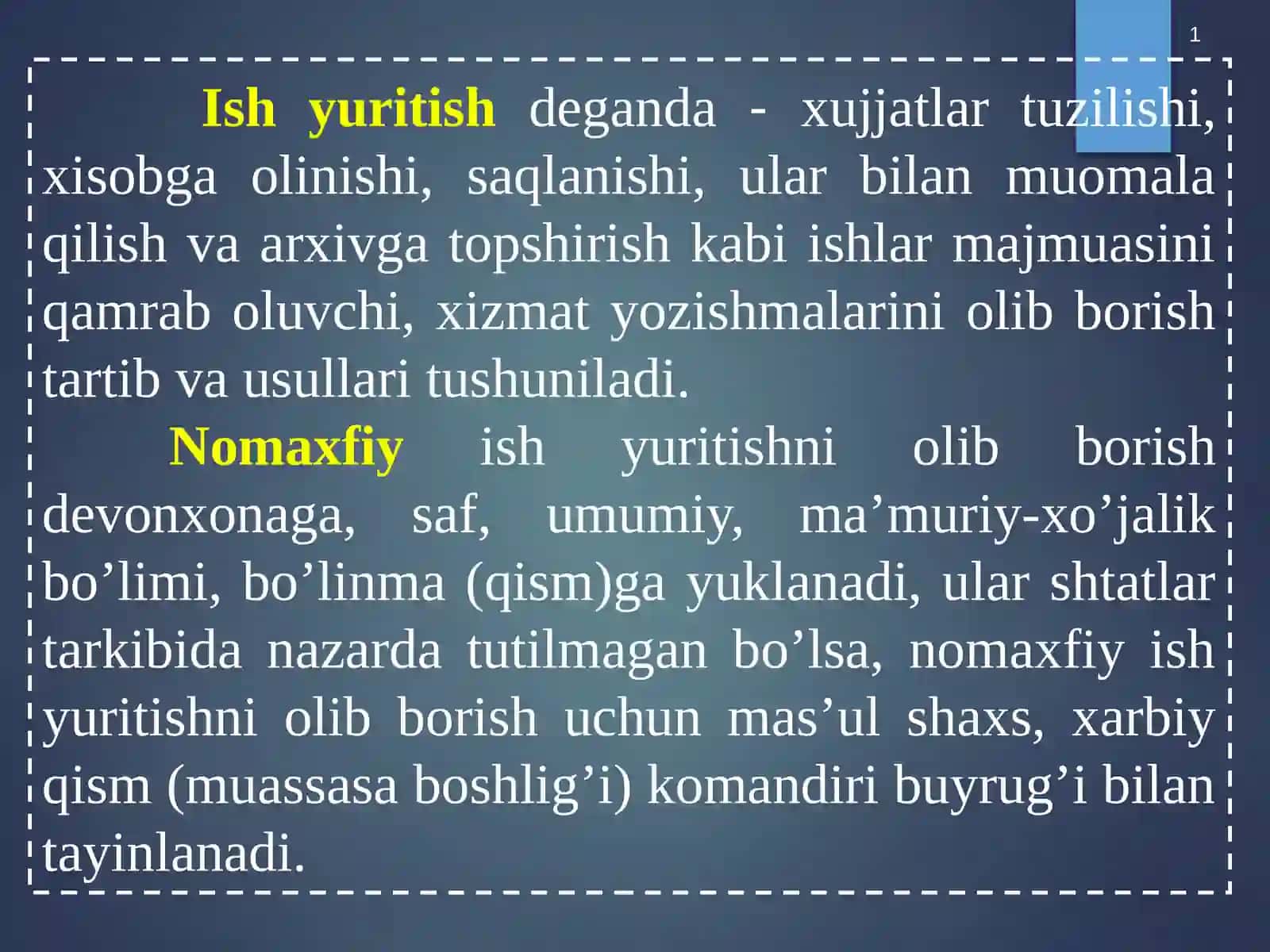 XIZMAT YOZISHMALARI 3