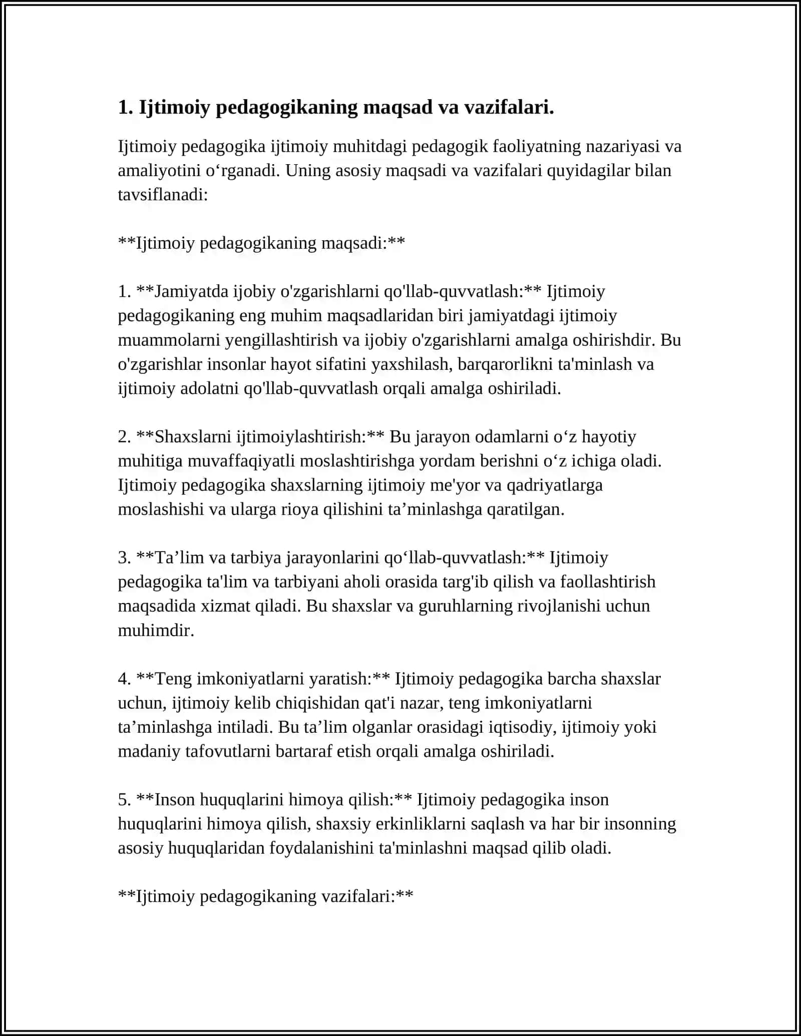 IJTIMOIY PEDAGOGIKA VA PEDAGOGIK SOTSIOLOGIYA EHTIYOJ VA ZAMONAVIY JAMIYAT 3