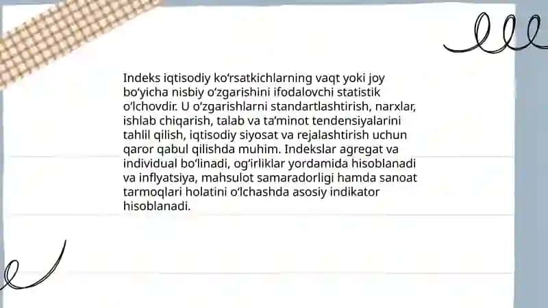 Indeks tushunchasi 3