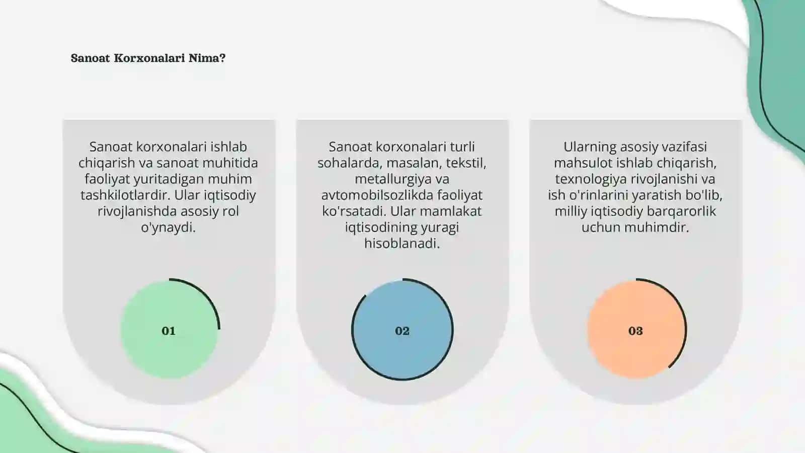 Sanoat Korxonalari Nima? 3