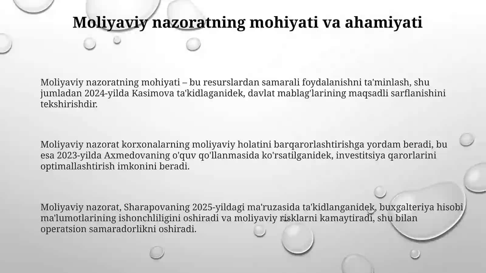 Moliyaviy nazoratning fundamental asoslari 3