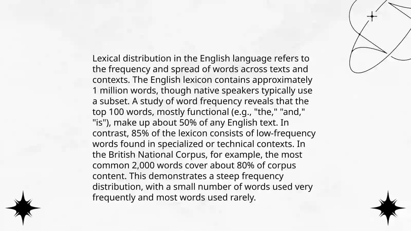 Lexical Distribution in the English Language 3