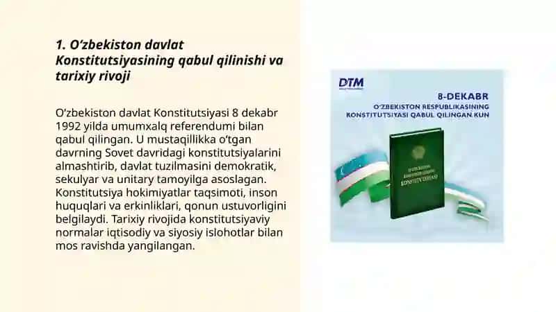 O‘zbekiston davlat Konstitutsiyasi 3