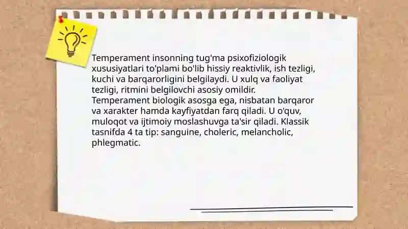 Temperament va uning nazariyasi 3