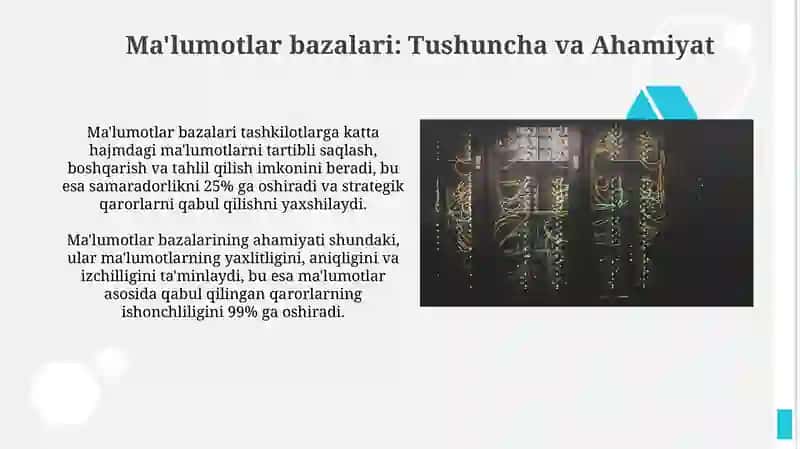 Ma'lumotlar bazalari 3