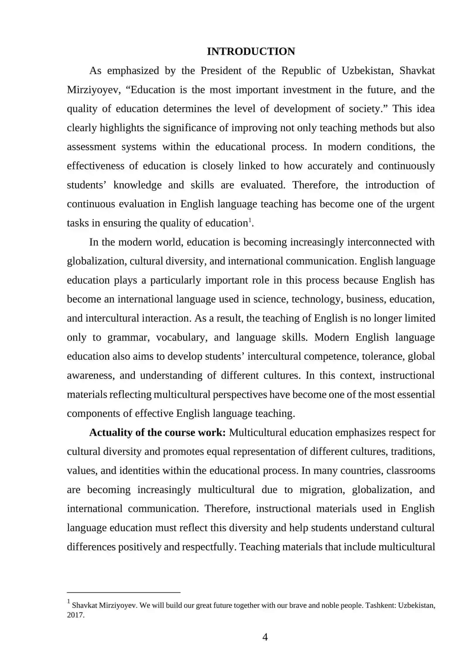 MULTICULTURAL EDUCATION IN ENGLISH LANGUAGE TEACHING 3